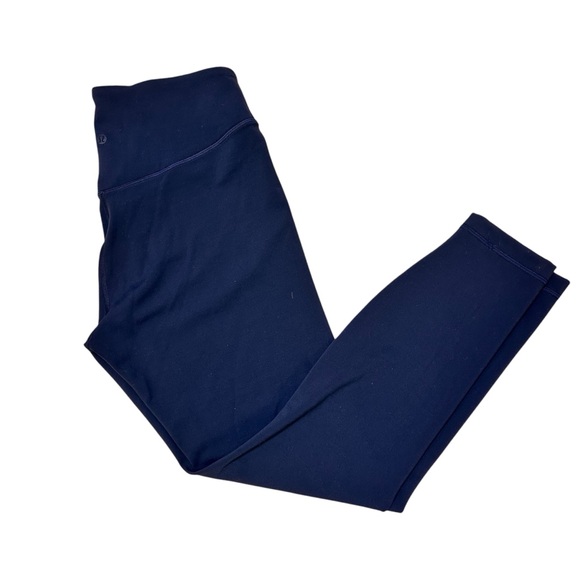 Lululemon Wunder Under SmoothCover High-Rise 25” Leggings - Size 10 - True Navy - Picture 6 of 10